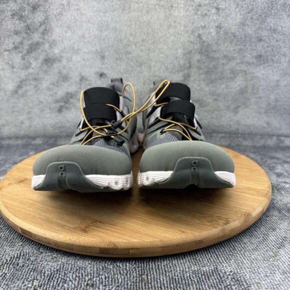 On Running CloudTec Shoes Mens Size 10.5 Gray Green Sneakers Running No Insoles - Picture 2 of 11